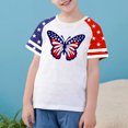 thumbnail image 2 of GERsome Toddler Boys Girls American Flag T-Shirts 4th of July Short Sleeve Crewneck Tshirts, 13-14 Years, 2 of 4
