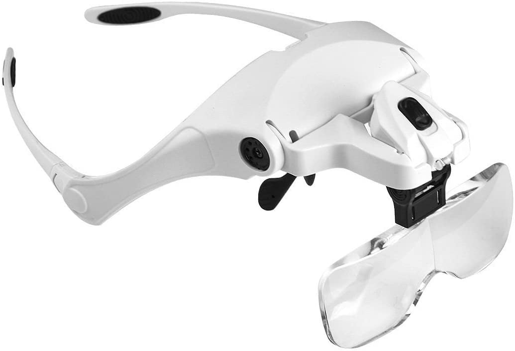 Clip On Magnifying Glass with Replacement Lenses,1.5X 2.5X 3.5X Magnification Jewelry Loupe,Flip-Up Glasses Magnifier Hands Free Magnifier for Reading Needlework Hobby Crafts Clock Repair Clip On Magnifying Glass with Replacement Lenses,1.5X 2.5X 3.5X Magnification Jewelry Loupe,Flip-Up Glasses Magnifier Hands Free Magnifier for Reading Needlework Hobby Crafts Clock Repair