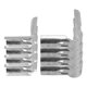 thumbnail image 3 of Stainless Steel Pipe Clamps for Secure Connections Ideal for DIY Projects and Pipe Use Silver 4pcs, 3 of 5