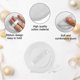 thumbnail image 3 of 10 Pack Powder Puff Cotton Cosmetic Powder Makeup Puffs Pads Makeup with Ribbon Face Powder Puffs for Loose and Foundation, 3 of 4