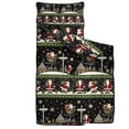 thumbnail image 2 of Black Christmas Santa Pattern Toddler Nap Mats for Kids Preschool,51"x22" Sleeping Mat Bag or Kids,Toddler Sleeping Bag,Toddler Nap Mat or Daycare, 2 of 6