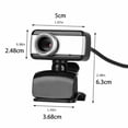 thumbnail image 3 of NEW 480P Webcam With Mic USB 2.0 Web Camera+Microphone /Laptop/PC TAPDRA Spare Part, 3 of 4
