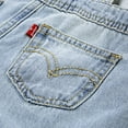 thumbnail image 4 of Levi's Baby Girls' Denim Shortall, Sizes 3 Months - 24 Months, 4 of 6