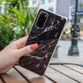 thumbnail image 5 of Dteck Cover Compatible with Samsung Galaxy S20 6.2" 2020 Release, Marble Pattern Case TPU Bumper IMD Hybrid Design Skin Anti-Yellow Shockproof & Anti-drop Luxury Fashion Protective Case,Black, 5 of 5