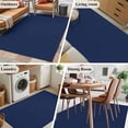 thumbnail image 6 of Navy Blue Area Rugs 2.7x5 for Living Room, Farmhouse Solid Navy Blue Color Modern Art Non Slip Washable Rug Runner, Low Pile Indoor Floor Carpet Mat Bathroom Rugs for Bedroom, Kids Room, 6 of 9