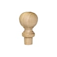 thumbnail image 1 of 75 Pcs of 1-1/2" Wooden Finials 1-1/2" tall x 7/8" wide  3/8" tenon; Height includes tenon, 1 of 1