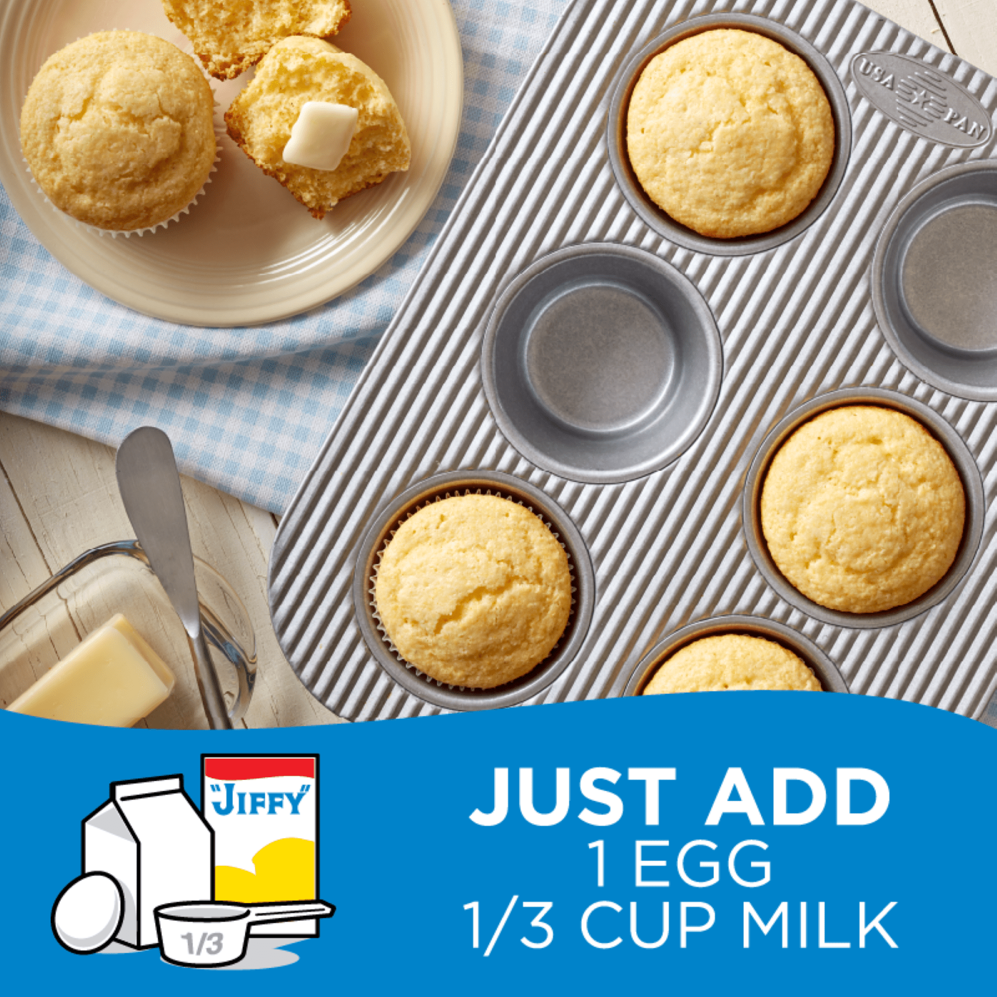 "JIFFY" Corn Muffin Mix, 8.5 oz Box