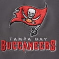 thumbnail image 3 of Men's Dunbrooke Pewter Tampa Bay Buccaneers Big & Tall Sonoma Softshell Full-Zip Jacket, 3 of 4