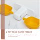 thumbnail image 5 of BRIGHTFUFU 2 unids Alimentos para gatos y cuencos de agua Colgando Cat Bowls Cuencos de agua para mascotas Alimentador de alimentos para mascotas, 5 of 8