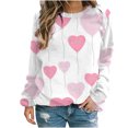thumbnail image 1 of Chandails à Capuchon de Mode pour Femmes 2023 Col Rond Imprimé Manches Longues Hauts Imprimés Blouse Régulière 50 % de Rabais Liquidation Costumes Halloween/noël, 1 of 4