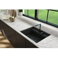 thumbnail image 2 of Bocchi 1633-020-0132 Baveno 27" Undermount Single Basin Fireclay Kitchen Sink - Matte Dark, 2 of 7