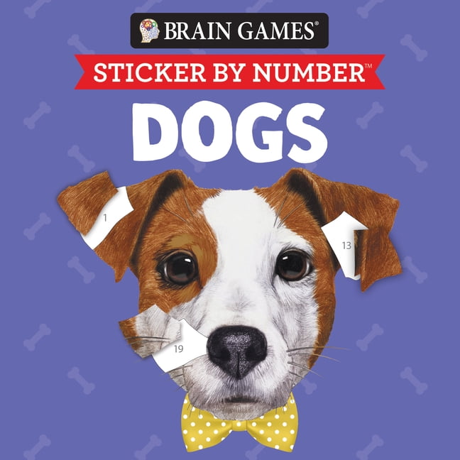 Brain Games - Sticker by Number Compact Brain Games - Sticker by Number Compact Edition: Dogs 7x7 Inches Perfect Gift for Dog Lovers, Travel Size Activity Book , (Paperback)
