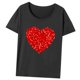 thumbnail image 4 of Camiseta para mujer con cuello redondo, elegante y cómoda camiseta básica de manga corta M, 4 of 7