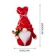 thumbnail image 3 of pstuiky Decoraciones de San Valentín: Lámpara de punto, Muñeca sin rostro, Enano Rodolfo brillante, 3 of 3