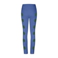 thumbnail image 6 of Hueook St. Patrick's Leggings with Pockets Yoga Pants Women's St. Patrick's Day Printed High Waist Yoga Long Yoga Pant Running Yoga Loose Leisurely Pants Blue S, 6 of 6