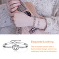 thumbnail image 3 of Qarigey Muñequera Joyería de moda Colgante de mano Superficie lisa Sin rebabas Exquisito Tamaño compacto de cobre de larga duración Ropa, zapatos y accesorios Miscelánea, 3 of 6