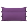 Unique Bargains Pillowcases 2 Pack 100% Cotton Body Pillow Covers Purple 20" x 54"