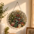 thumbnail image 3 of Dalang Christmas Wall Plaque, Rhinestone Acrylic Door Decoration, Bright Holiday Window Mantel Porch Seasonal Hanging Home Accent, 7.9 in, 3 of 7