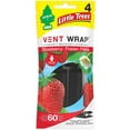 thumbnail image 2 of Little Trees Vent Wrap Strawberry Scent Air Freshener for Car & Home - 8 Pack!, 2 of 4