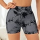thumbnail image 4 of Gibobby Shorts Gym Mujer Ropa deportiva para mujer, pantalones cortos deportivos para mujer, pantalones cortos deportivos de cintura ancha, pantalones de Yoga para mujer, depo(Gris, L), 4 of 5