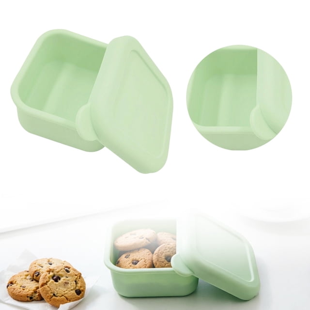 Silicone Food Storage Containers Microwave Leak Proof Meal Prep Containers Refrigerator Organizer Kitchen Storage