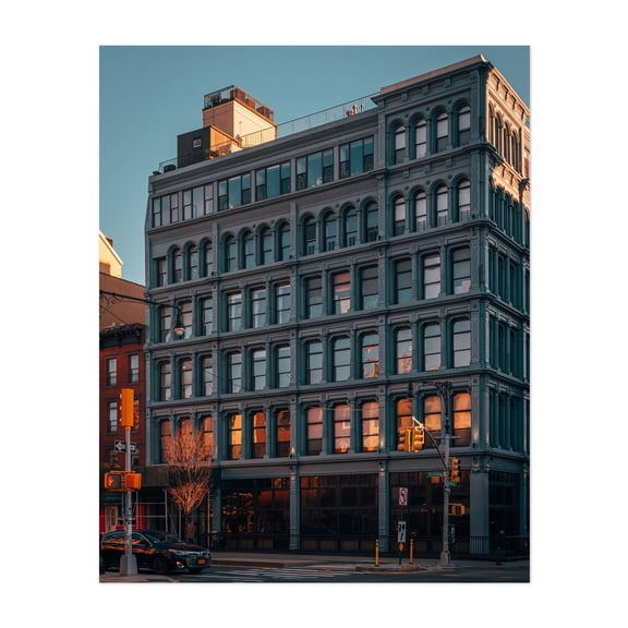 Bedford & Broadway - Manhattan New York Photography Unframed Wall Art Print 5 x 7 inches