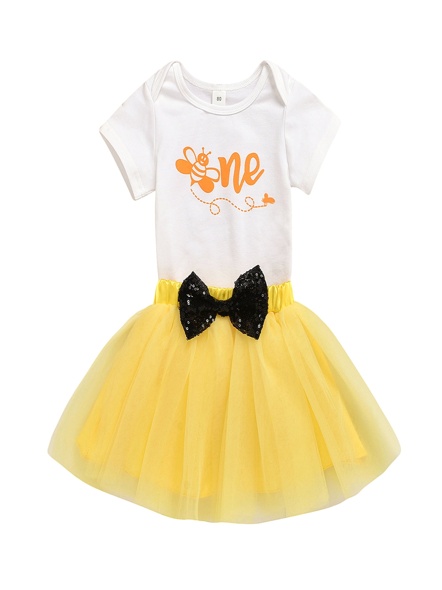 bee print baby clothes