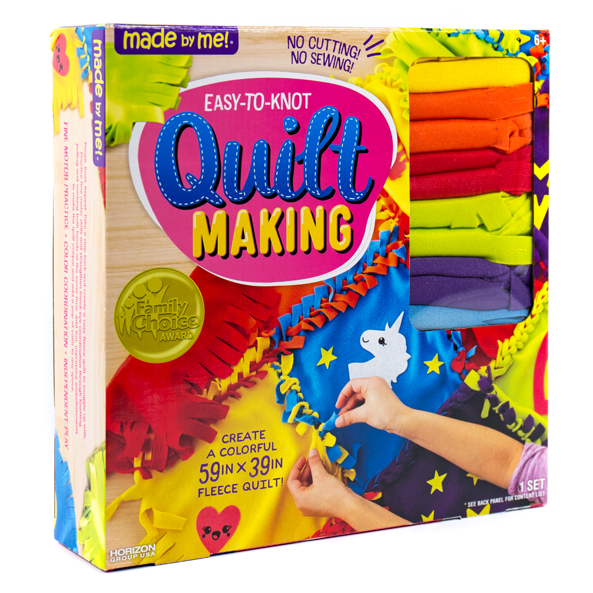 Made By Me Easy-to-Knot Quilt Making Kit photo 2