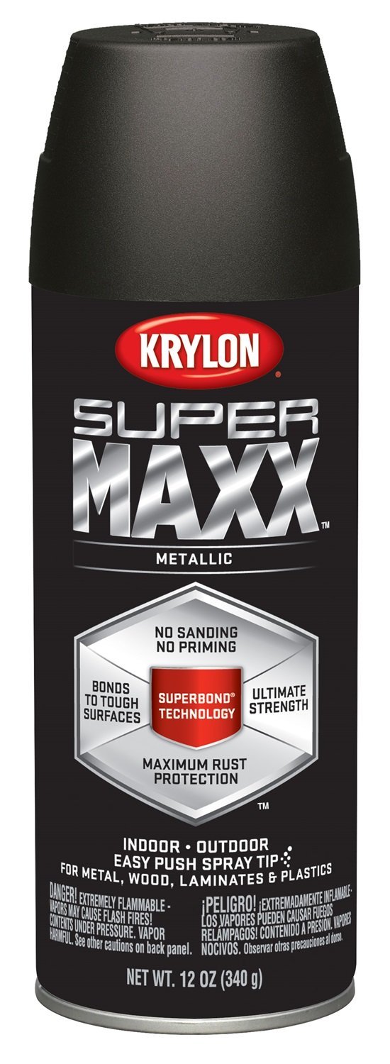 Krylon K08994000 SUPERMAXX AllInOne Spray Paint, Oil Rubbed Bronze