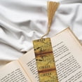 thumbnail image 6 of Kdxio Coffee Vintage Print Metal Tassel Bookmarks,Perfect Gift for Art Lovers and Bookworms Metal Bookmarks for Women, 6 of 8
