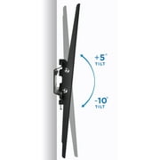 Mount-It! Low Profile TV Wall Mount Tilt Bracket for Flat Screens, Fits 32-55 TVs, 77 lbs. Capacity