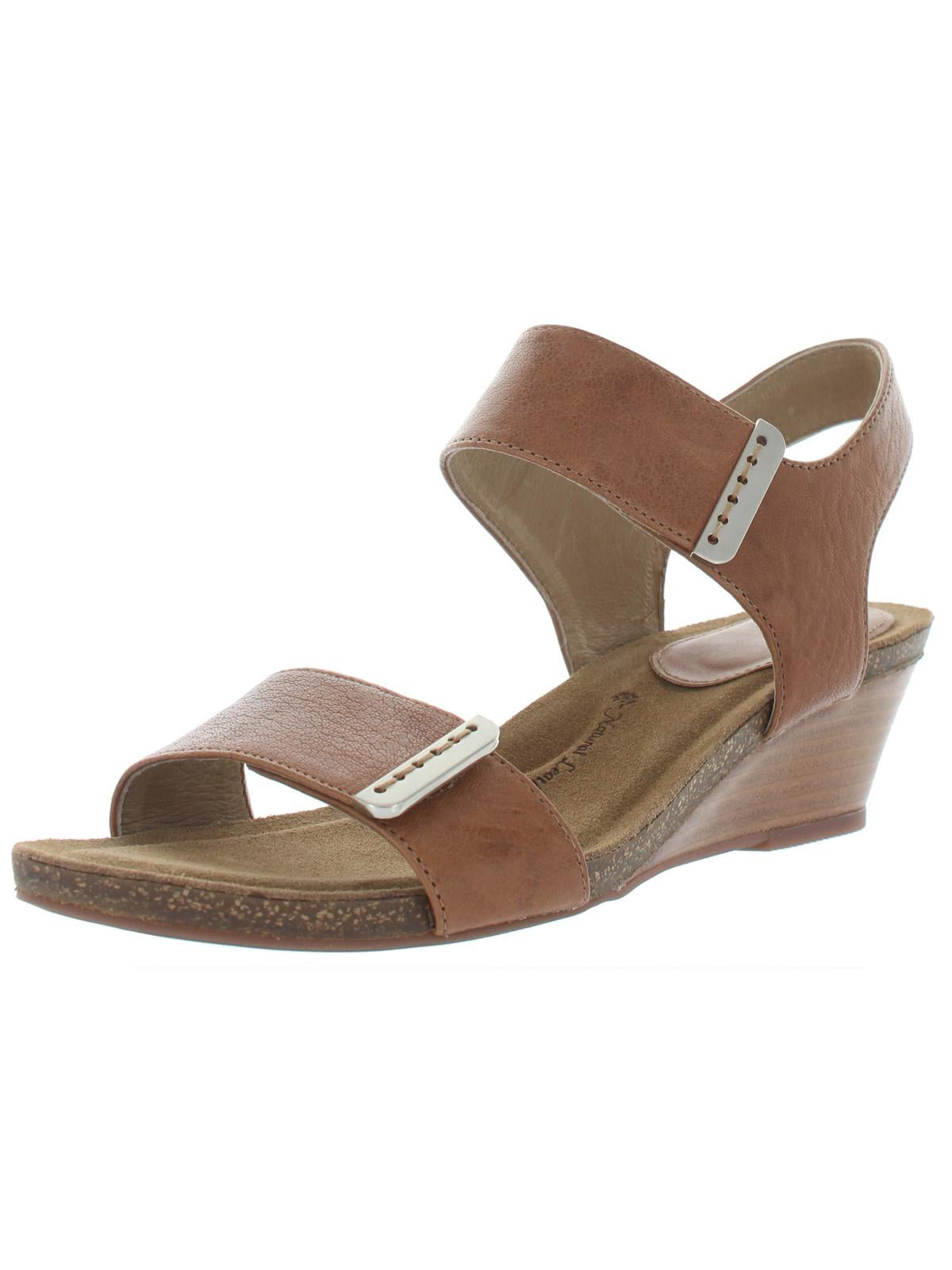 Sofft Womens Verdi Leather Comfort Wedge Sandals - Walmart.com