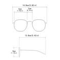 thumbnail image 3 of Cat Eye Sunglasses for Women Vintage Goggles Plastic Frame Retro Sunglasses Woman Sun Glasses Cute Fashion Trendy Lightweight Beach Vacation Outfits, 3 of 4