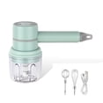 thumbnail image 2 of bedienty Wireless Food Mixer Handheld Hand Blender USB Rechargeable Detachable 3 Modes Adjustable Egg Beater Baking Mixing Green, 2 of 6