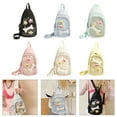thumbnail image 2 of Large Capacity Clear Chest Bag Handheld Shoulder Carry For Outfits Matching, 2 of 21