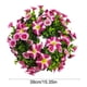 thumbnail image 3 of Corona de plástico con flujo Er, corona de primavera para puerta, corona de invierno, vegetación artificial, adecuada para decoración de paredes en interiores y exteriores, decoración navideña, decora, 3 of 6