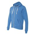 thumbnail image 2 of J America JA8872 Adult Triblend Full-Zip Fleece Hooded Sweatshirt, 2 of 5