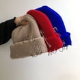 thumbnail image 2 of CoCopeaunt Hat Women Autumn And Winter Circular Pins Street Hip-Hop Wool CAP, Worn-Edge Melon Skin Knit Cap Mens Cool Hat, 2 of 6