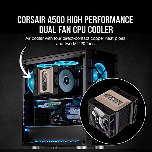 Corsair A500 High Performance Dual CPU Cooler Walmart.com