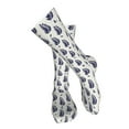 thumbnail image 4 of Naloa Blue Leaves High Stockings Women Thigh High Stockings Over Knee Long Stockings-One Size, 4 of 8