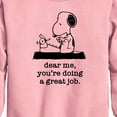 thumbnail image 2 of Peanuts - Dear Me Doing Great Job - Toddler & Youth Crewneck Fleece Sweatshirt, 2 of 5