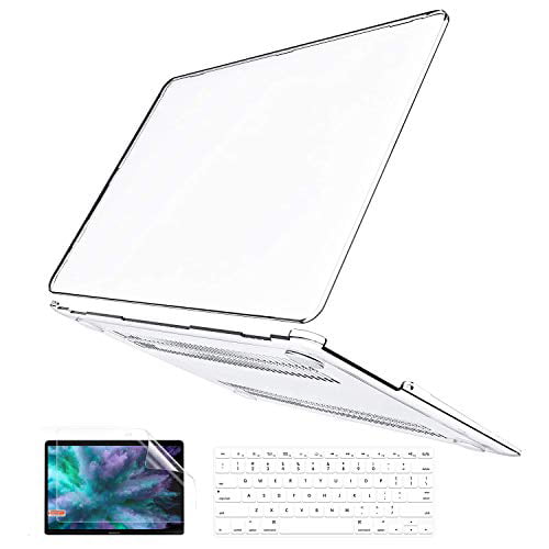 Keyboard Cover Screen Protector Plastic Hard Shell Case MacBook Air 2021 Case Touch ID B BELK Compatible with MacBook Air 13 Inch Case 2021 2020 2019 2018 Release A2337 M1 A2179 A1932 