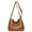 Brown 2, variant on ZTTD Women Soft Leather Shoulder Bags Multi Layer Classic Crossbody Bag Designer Handbag and Purse