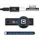 thumbnail image 5 of Greeniant Adaptador USB tipo c para el hogar y la Oficina con equipo de conector, dispositivo convertidor de adaptación rápido de a , Accesorios para instrumentos musicales Cabeza recta/Negro, 5 of 6