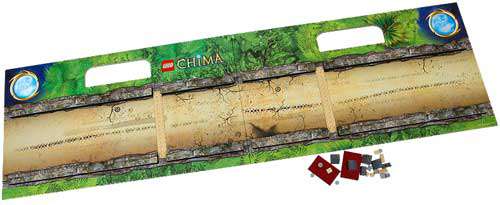Tappeto Da Gioco LEGO Legends Of Chima | Playmat 2,4x10,26 Cm Con Istruzioni Per Costruire Rampe, Regalo Per Bambini E Fan