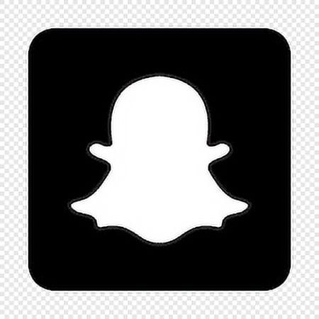 Snapchat Logo Vinyl Decal - 6 Inch White
