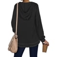 thumbnail image 4 of PINKMSTYLE Women's Hoodie Long Sleeve Pullover Hooded Sweatshirt with Pocket, 4 of 8