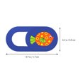 thumbnail image 2 of 6Pcs Webcam Cover Slide with Marine Animal Pattern Web Camera Blocker Decoration, 2 of 8