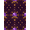Purple, Pattern 2, variant on ODIKA Cosmic Eight Ball Glowing Silver Outline Scattered Stars Floor for Hallway, Study Room, Playroom, Non-Slip Low Profile