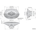 thumbnail image 4 of Altavoces para coche Pioneer TS-A6971F, coaxiales de 4 vías, 6 x 9 pulgadas, 4 of 5